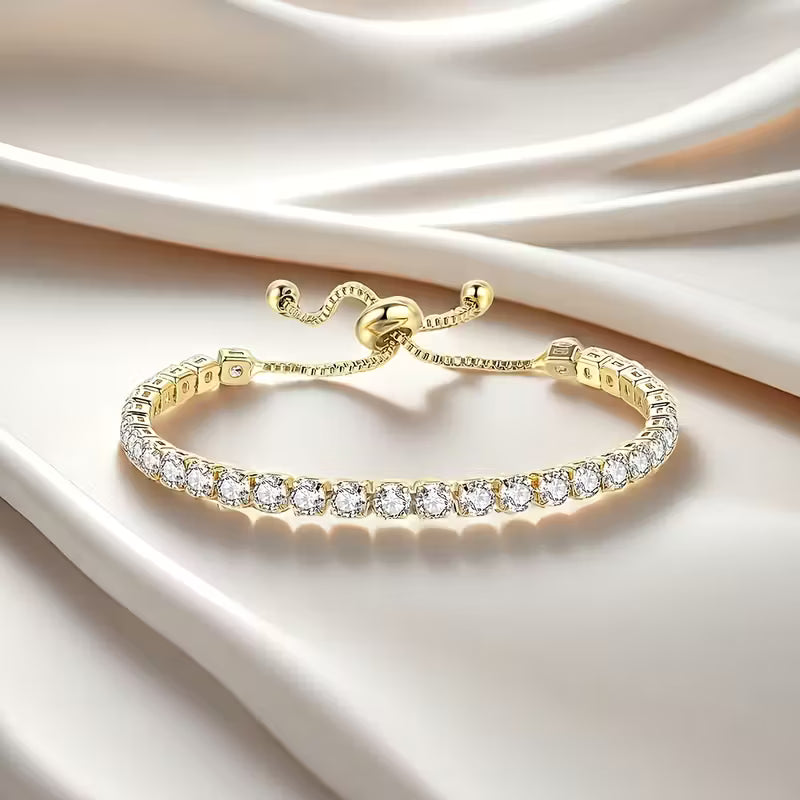 ADJUSTABLE TENNIS BRACELET